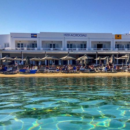 Acrogiali Beachfront Hotel Mykonos Platys Gialos  Екстер'єр фото