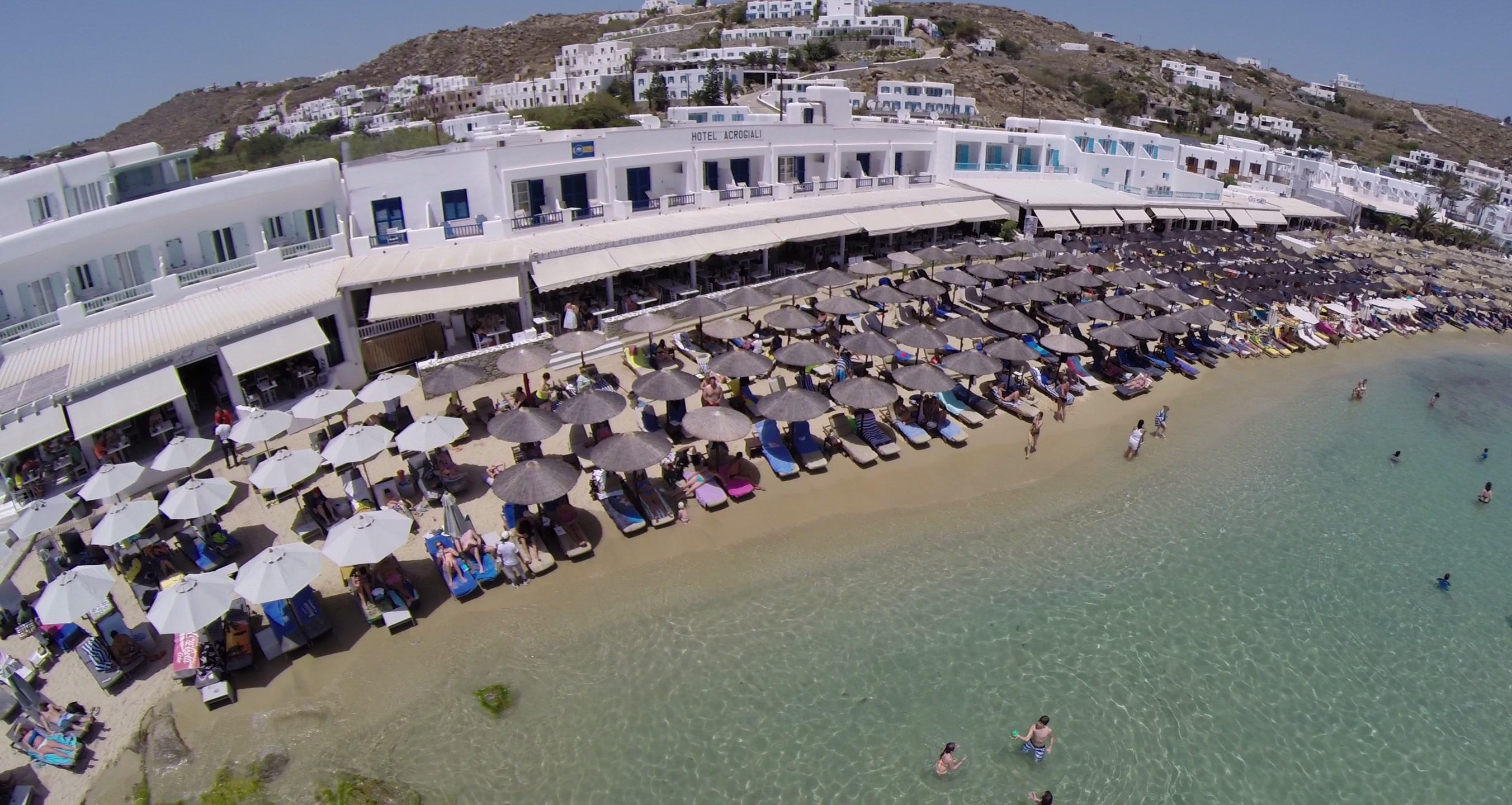 Acrogiali Beachfront Hotel Mykonos Platys Gialos  Екстер'єр фото