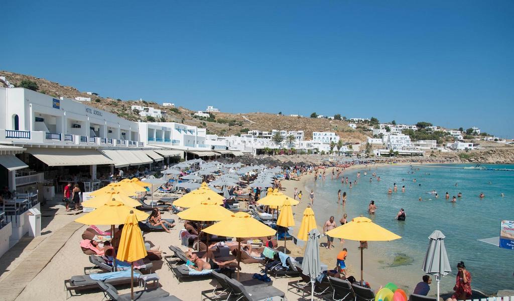 Acrogiali Beachfront Hotel Mykonos Platys Gialos  Екстер'єр фото