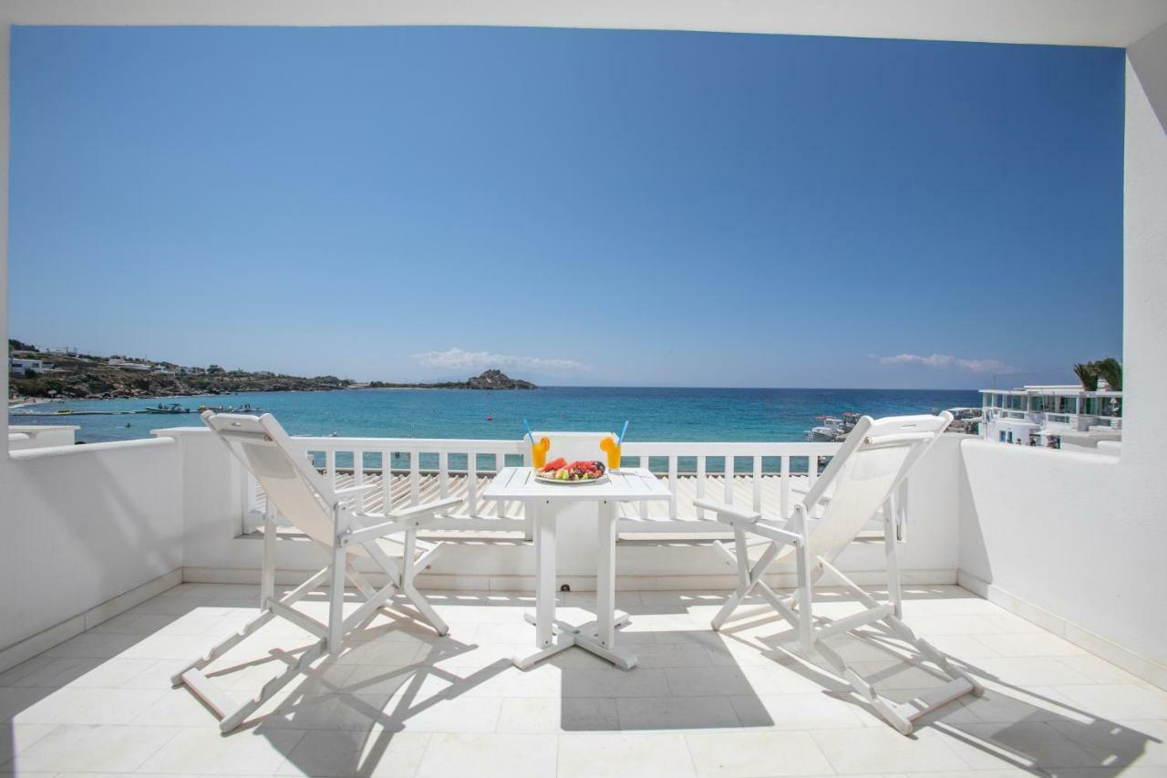 Acrogiali Beachfront Hotel Mykonos Platys Gialos  Екстер'єр фото